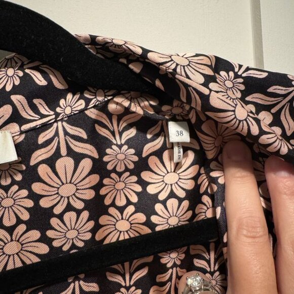 Sandro Chlothilde Drop Waist Silk Dress - Picture 4 of 10